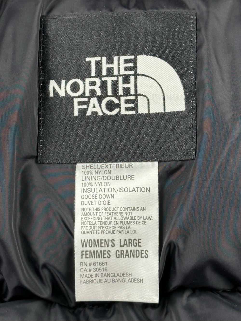 VINTAGE The North Face 1996 Retro Nuptse Vest, 700-Fill Goose Down - Women Large - Picture 3 of 14